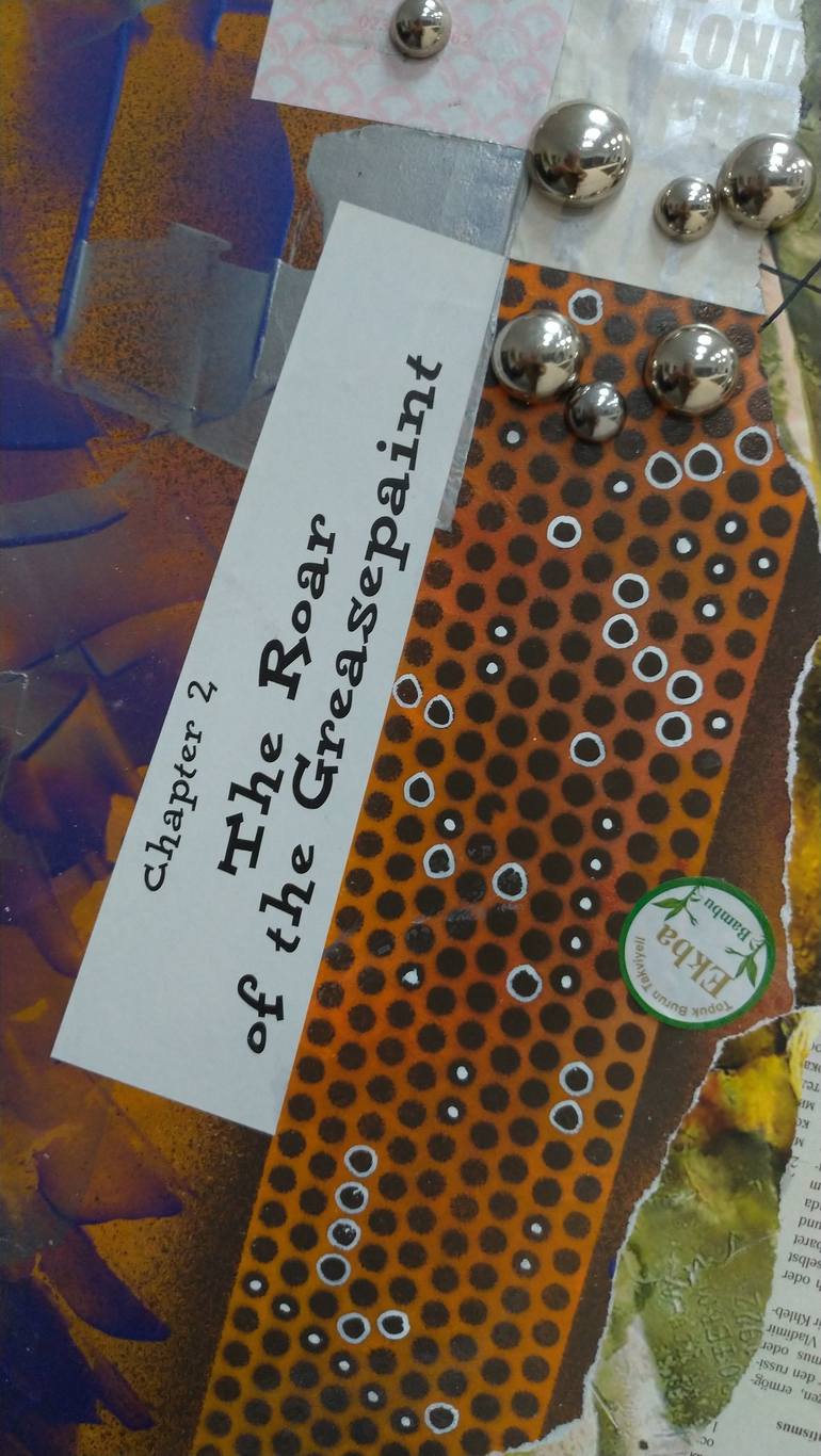 Original Abstract Expressionism Abstract Painting by Viorel Costea