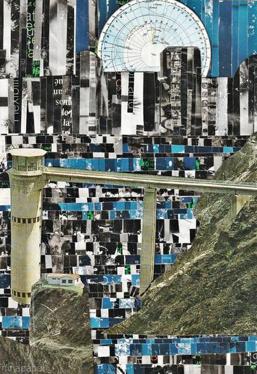 Original Architecture Collage by Nina Papel