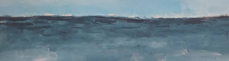 Original Modernism Seascape Painting by Misbah Kanwal