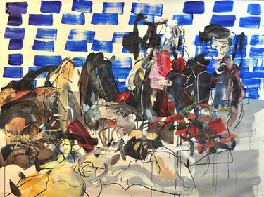 Original Expressionism People Paintings by Olivier Baudelocque