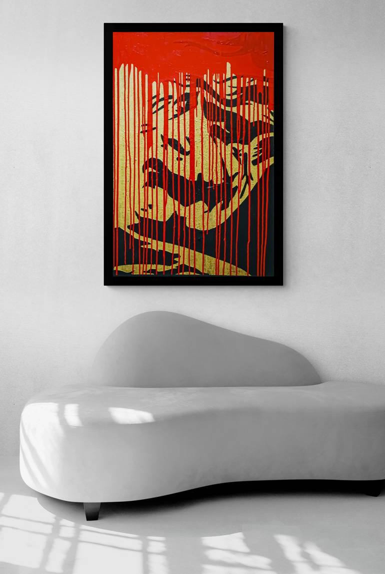Original Abstract Painting by Thierry Castiau