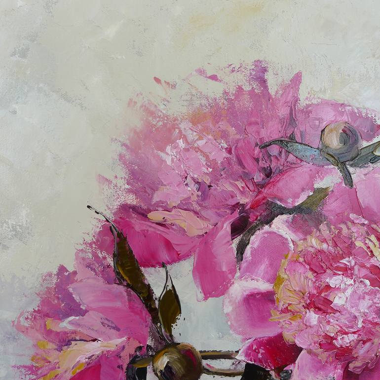 Original Fine Art Floral Painting by Tatyana Kaganets