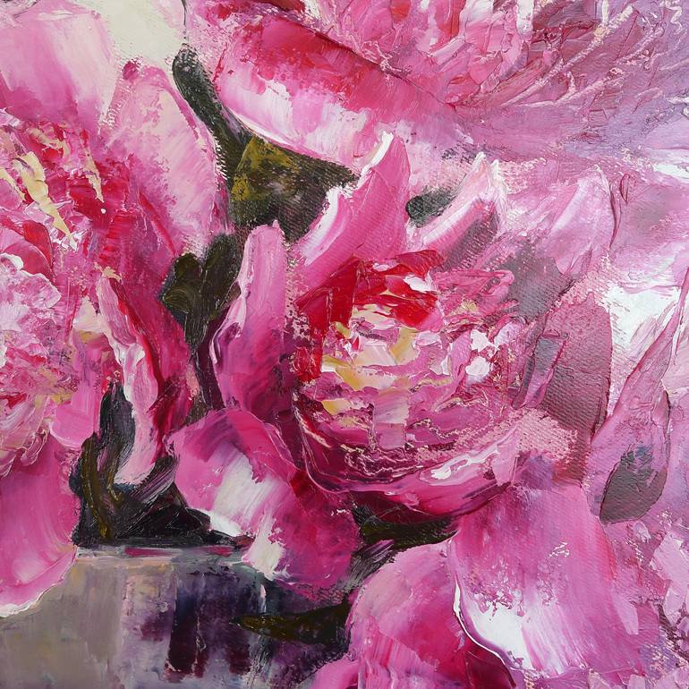 Original Fine Art Floral Painting by Tatyana Kaganets