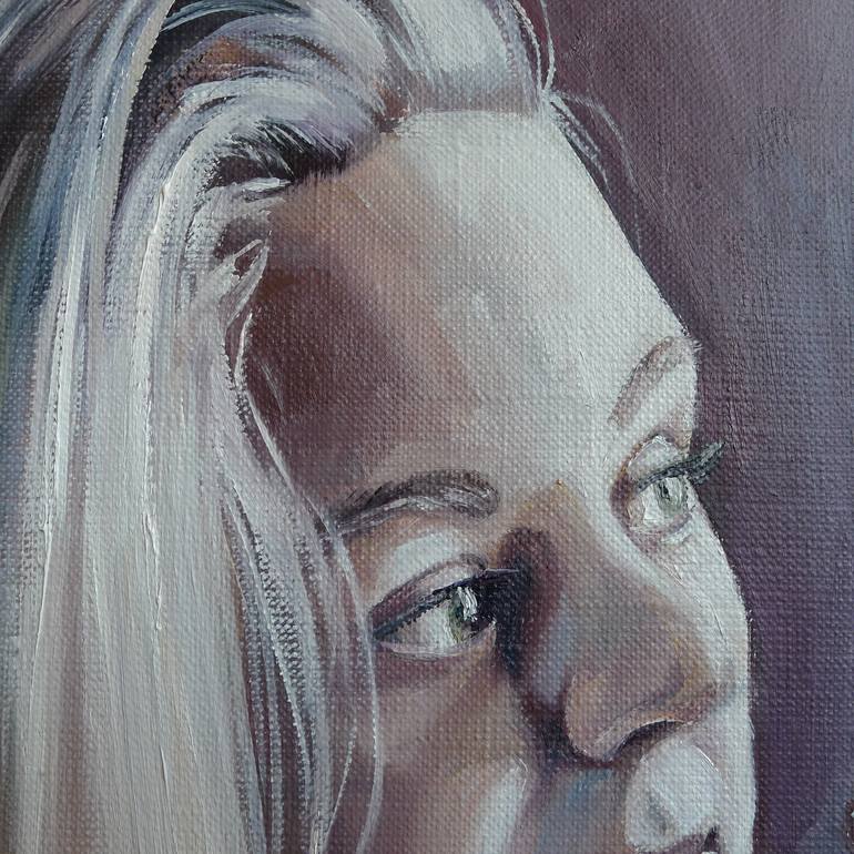 Original Fine Art Portrait Painting by Tatyana Kaganets