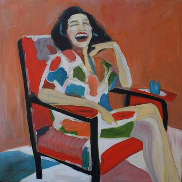 Original Impressionism Portrait Painting by Maya Schenk