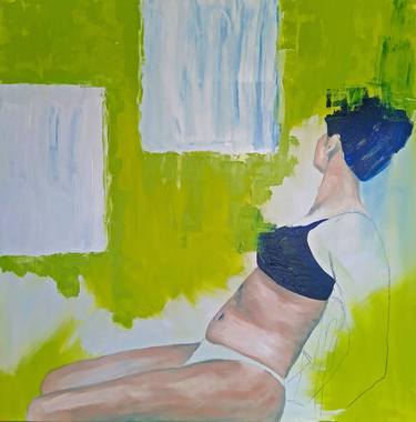 Original Contemporary People Painting by Maya Schenk