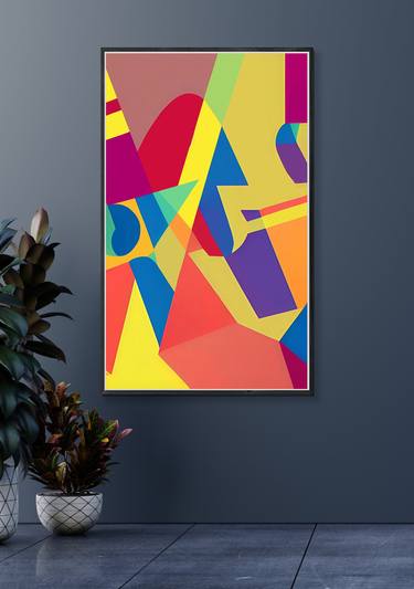 Original Geometric Paintings by Volodymyr Ivanchuk