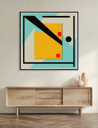 Original Abstract Geometric Paintings by Volodymyr Ivanchuk