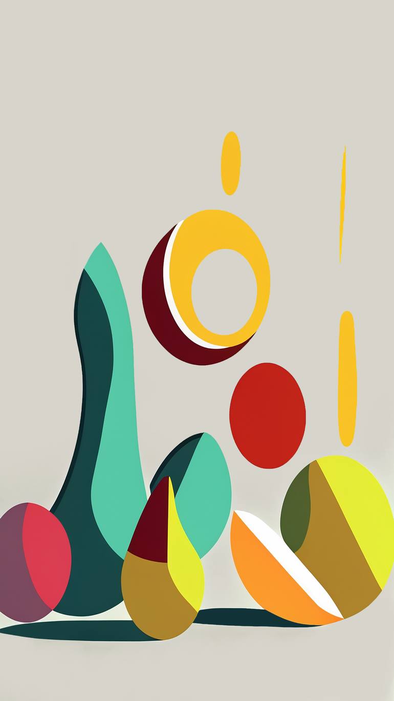 Original Conceptual Abstract Painting by Volodymyr Ivanchuk