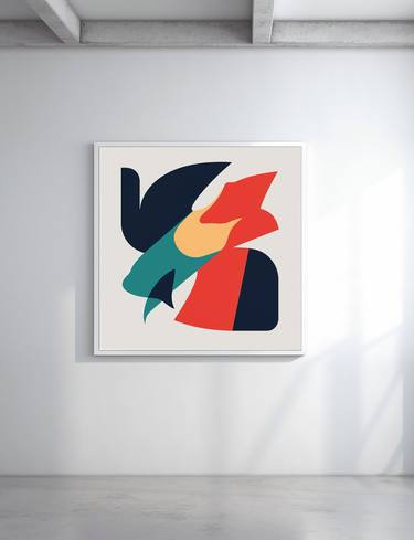 Original Conceptual Abstract Painting by Volodymyr Ivanchuk