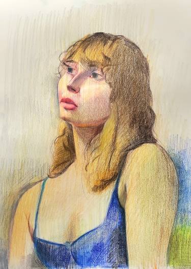 Original Figurative Portrait Drawings by Tony Girolo