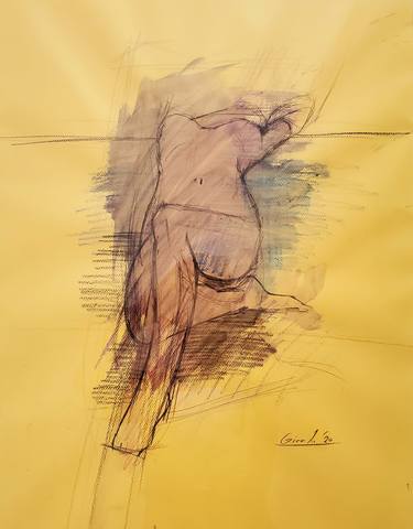 Original Figurative Nude Drawings by Tony Girolo