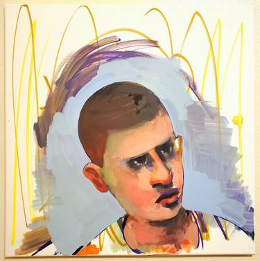 Original Expressionism Portrait Paintings by Tony Girolo