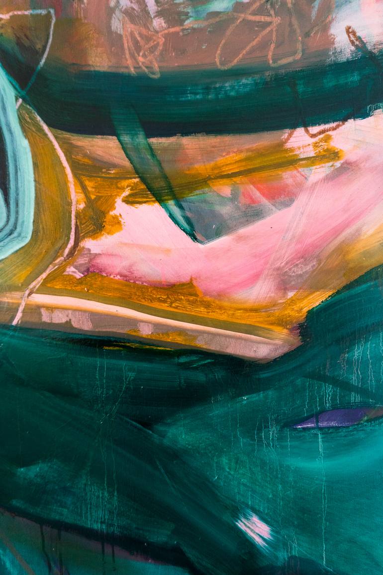 Original Abstract Expressionism Abstract Painting by Ana Flávia Garcia