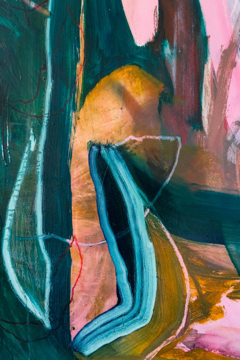 Original Abstract Expressionism Abstract Painting by Ana Flávia Garcia