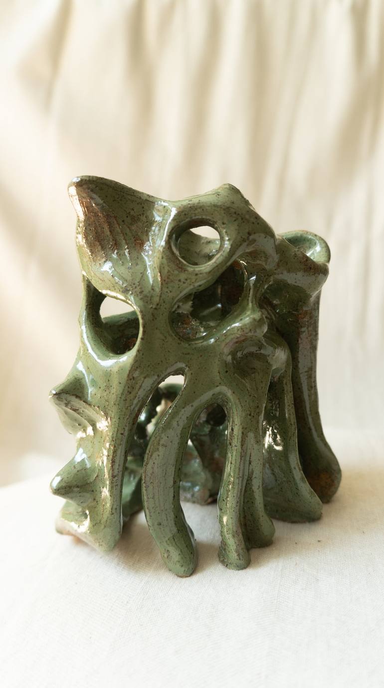 Original Biomorphic Abstract Sculpture by Ana Flávia Garcia