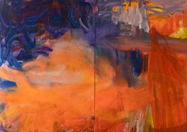 le soleil d'hiver. dyptich. 320x230cm. oil on canvas. thumb