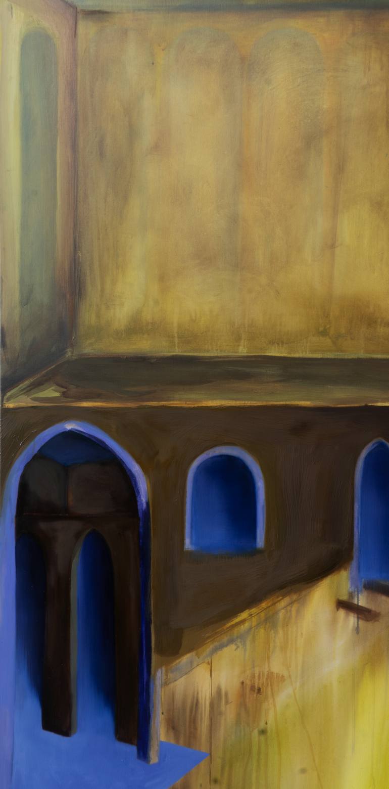 Original Contemporary Architecture Painting by Ana Flávia Garcia