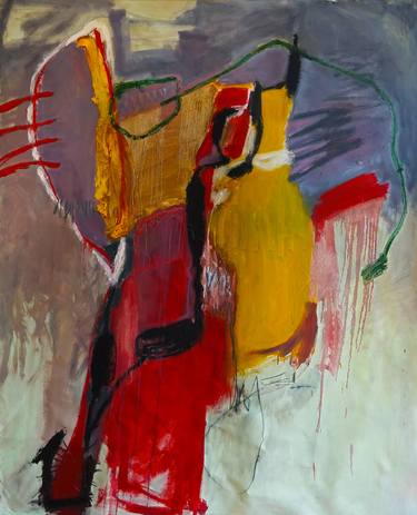 Original Abstract Expressionism Abstract Paintings by Ana Flávia Garcia