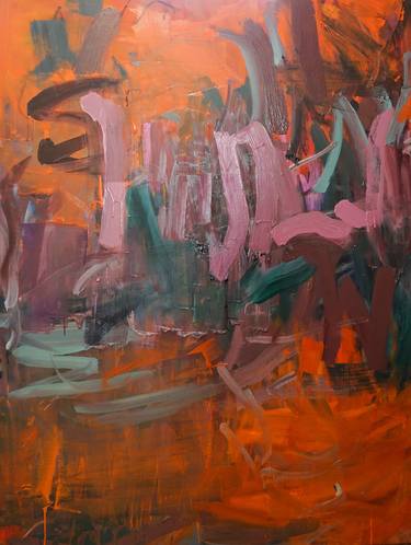 Original Abstract Expressionism Abstract Paintings by Ana Flávia Garcia