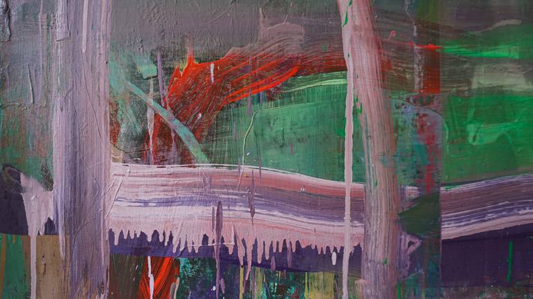 Original Abstract Expressionism Abstract Painting by Ana Flávia Garcia