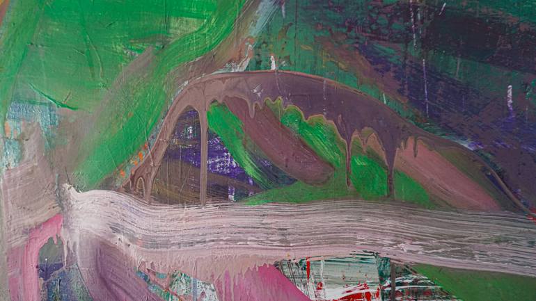 Original Abstract Expressionism Abstract Painting by Ana Flávia Garcia