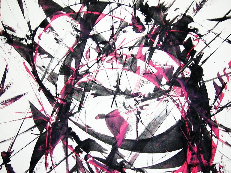 Original Abstract Expressionism Abstract Painting by Kiara Souganidou