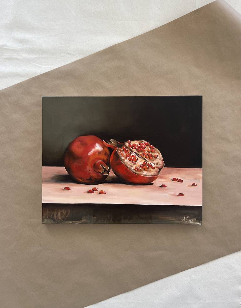 Original Fine Art Still Life Painting by Marina Merz