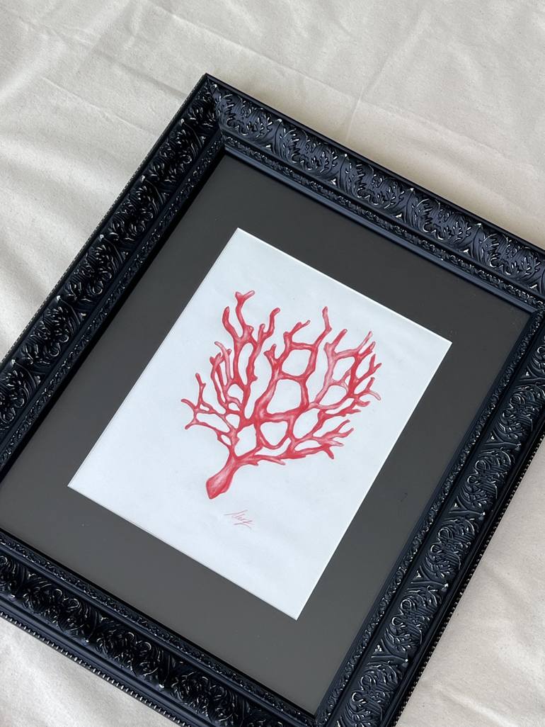 Original Figurative Beach Drawing by Marina Merz