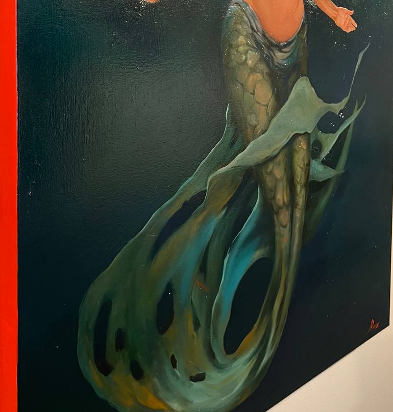 Original Figurative Erotic Painting by Marina Merz