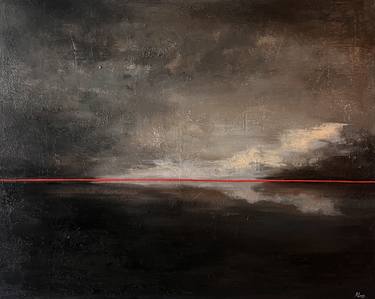 Original Minimalism Abstract Painting by Marina Merz