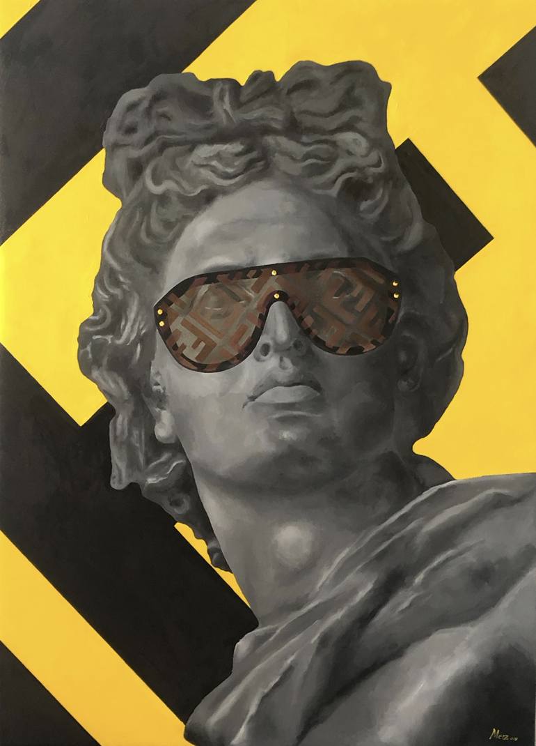 Apollo x Fendi Painting by Marina Merz 