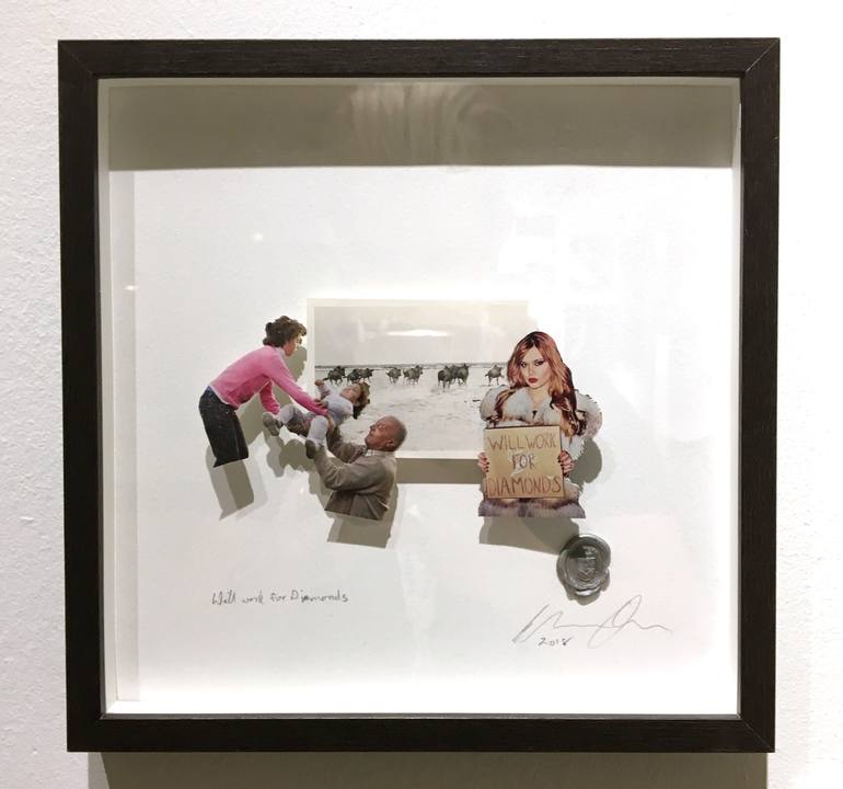 Original Documentary Humor Collage by Anne Lacheiner-Kuhn
