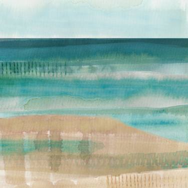 Print of Abstract Expressionism Beach Paintings by flora kouta