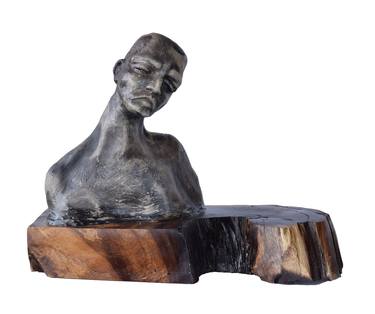 Original Fine Art People Sculpture by Ana Paula Luna