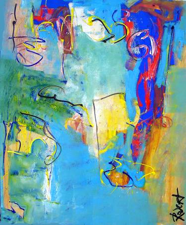 Original Abstract Expressionism Abstract Paintings by Robert Pennekamp