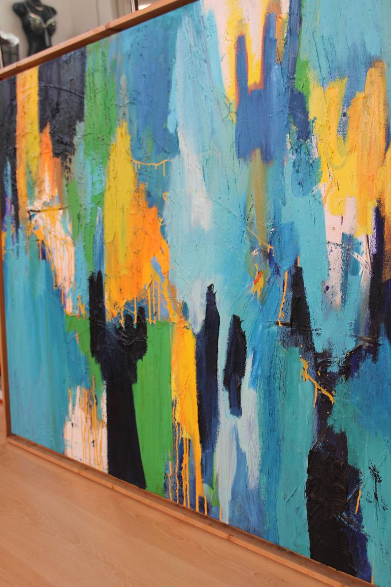 Original Abstract Expressionism Abstract Painting by Robert Pennekamp