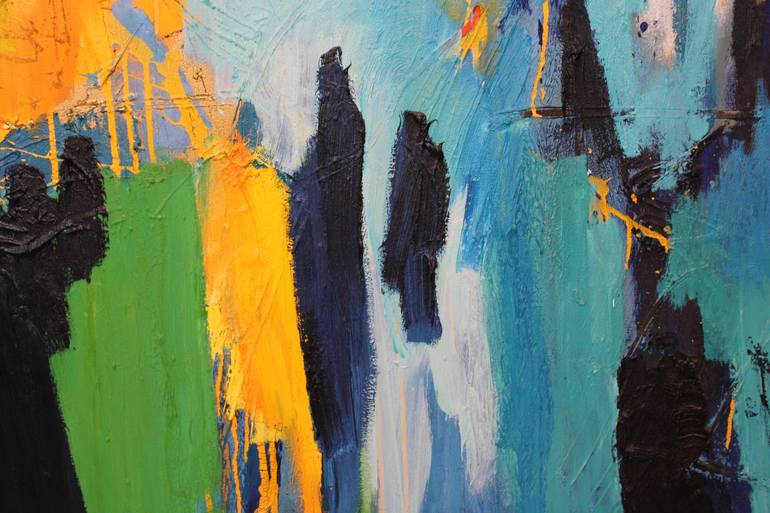 Original Abstract Expressionism Abstract Painting by Robert Pennekamp