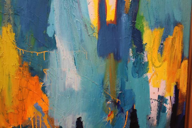 Original Abstract Expressionism Abstract Painting by Robert Pennekamp
