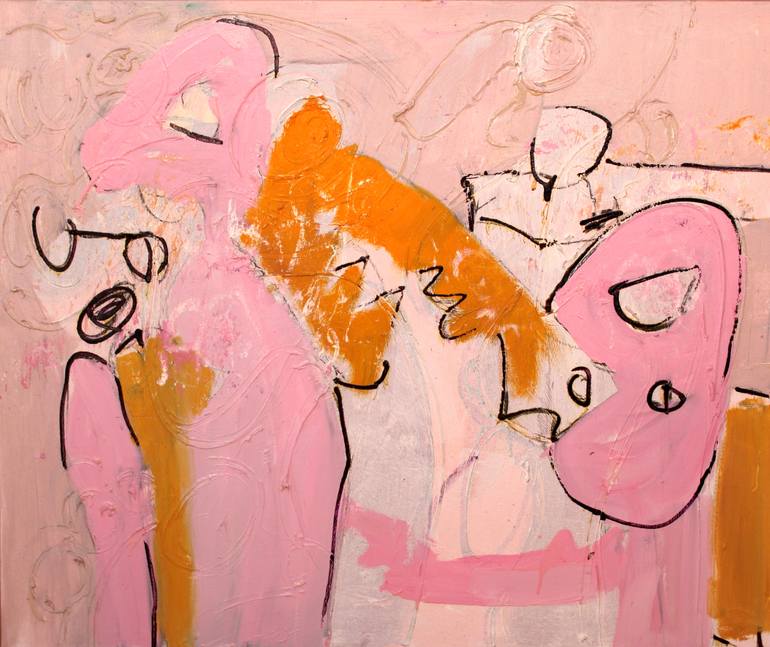 Original Abstract Fantasy Painting by Robert Pennekamp
