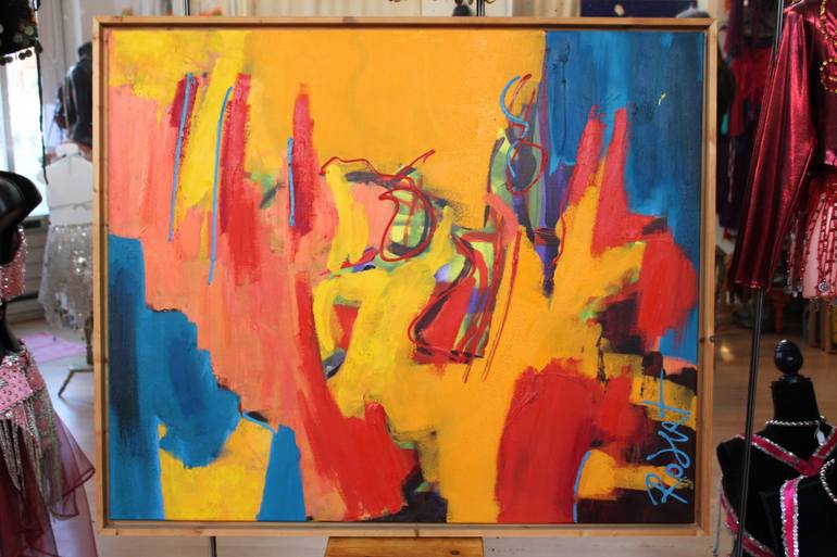Original Abstract Expressionism Abstract Painting by Robert Pennekamp