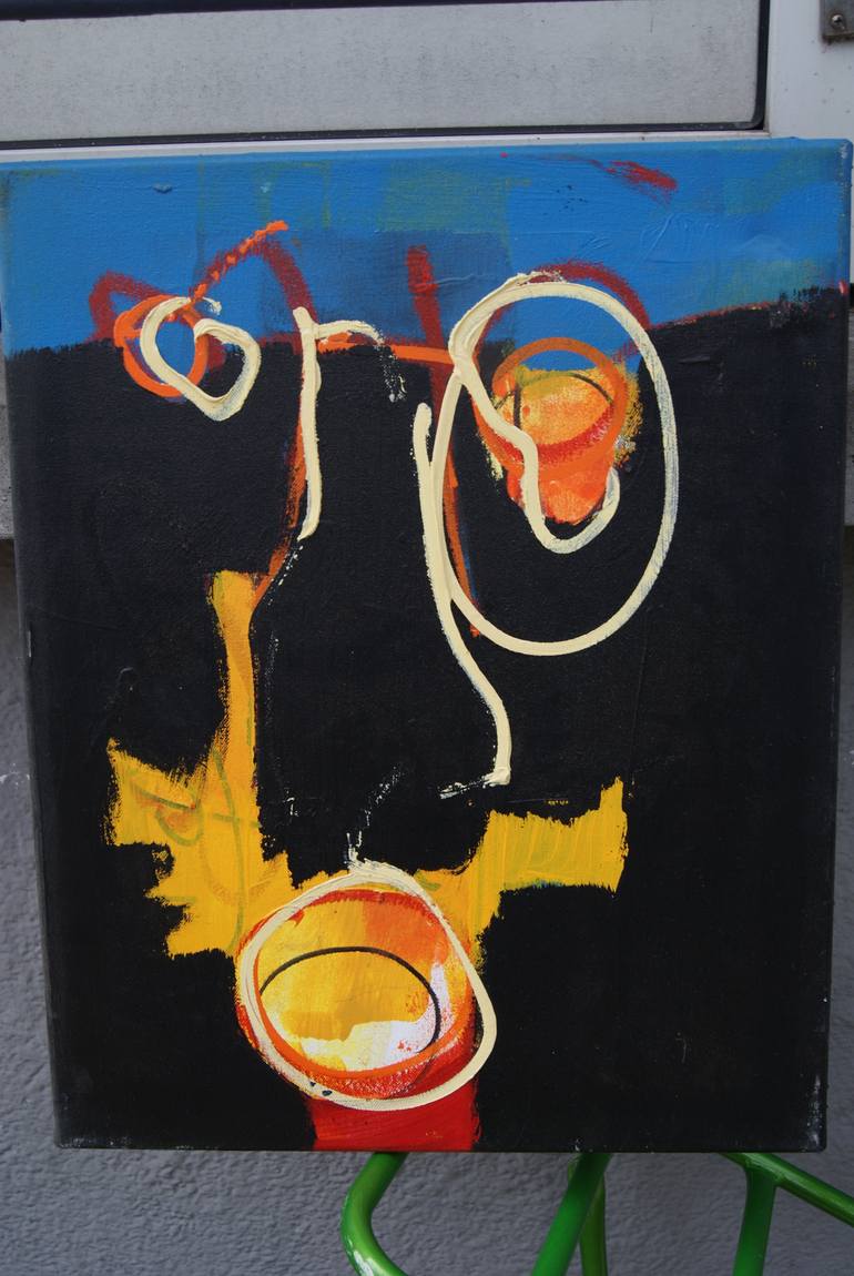 Original Abstract Music Painting by Robert Pennekamp