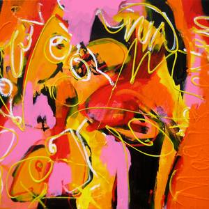Collection paintings neon