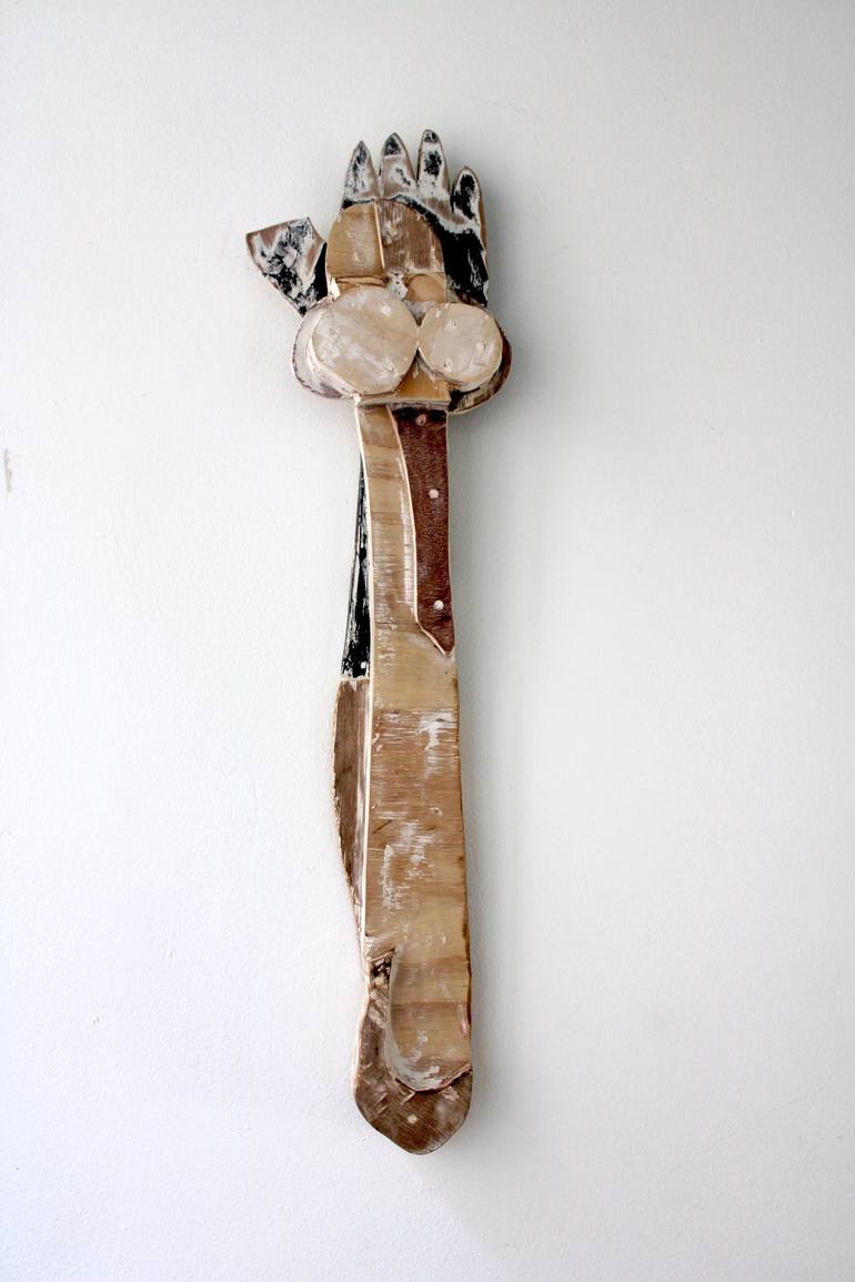 Original Abstract Expressionism Religious Sculpture by Robert Pennekamp
