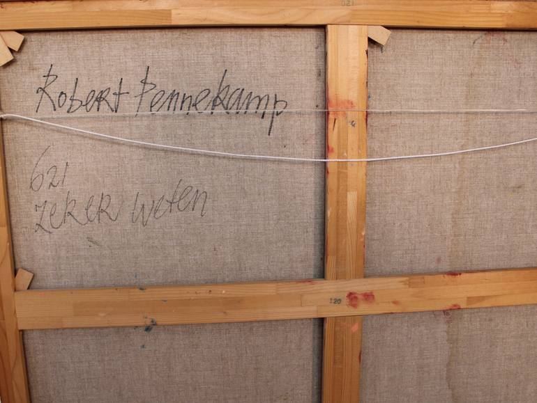 Original Abstract Love Painting by Robert Pennekamp