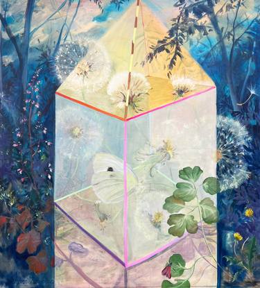 Original Expressionism Botanic Paintings by Sylvia Frankena