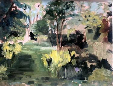 Original Garden Paintings by Sylvia Frankena