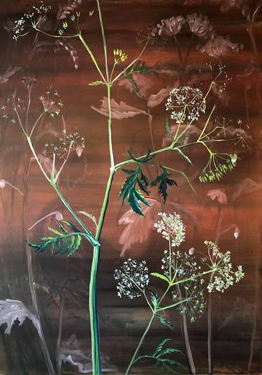 Original Fine Art Floral Paintings by Sylvia Frankena