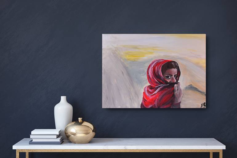 Original Figurative Women Painting by Miriam Quiering