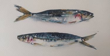 Original Fine Art Fish Paintings by Yolanda Moreno